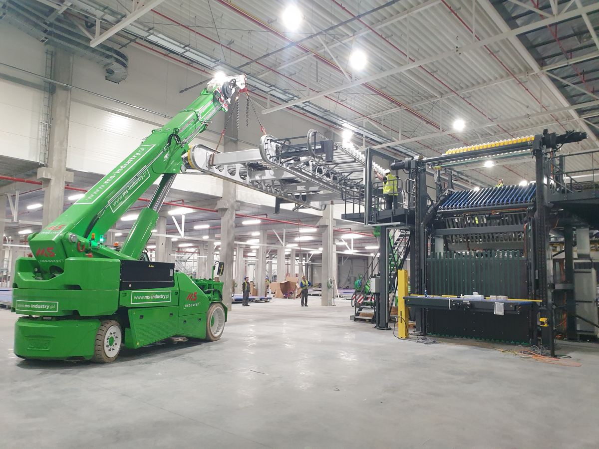 Assembly of corrugated board machine